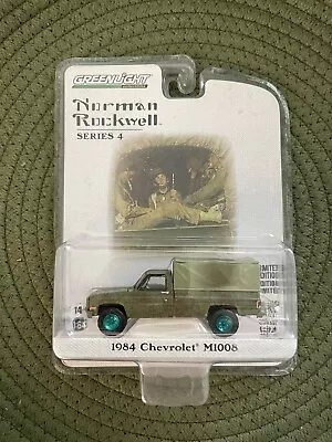 2021 Greenlight CHASE 1984 Chevy M1008 Military Pickup  1/64 Norman Rockwell • $6.99