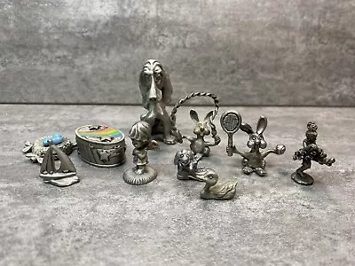 Lot Of Miniature Metal & Pewter Trinkets • $24.99