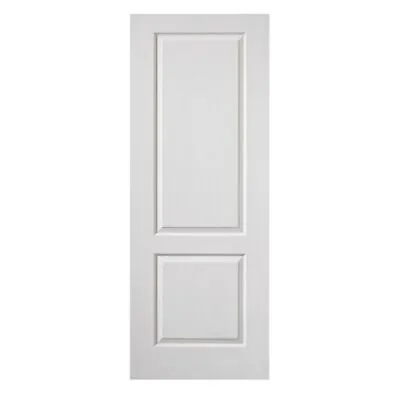 White Moulded Smooth 2 Panel Mid-Weight Semi Solid Core Internal Door 35mm • £79.99