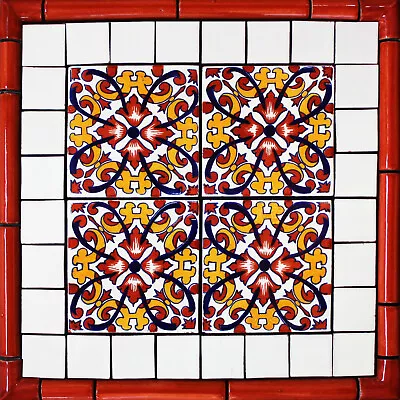 Osuna Mexican Tile Set Backsplash Mural • $98.99