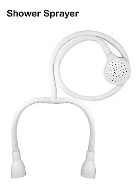 £8.20 • Buy Sink Shower Head Hose Spray Double Tap Hairdresser Pet Push On Sink Mixer