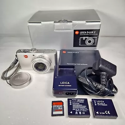 Leica D-Lux 2 Compact DIgital Camera FULL KIT  (RARE) *24HR Postage* • $304.83