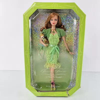 Barbie Birthstone Beauties Miss Peridot August Doll Set K8697 Green Mattel 2007 • $69.98