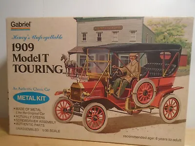Hubley By Gabriel #26442 1/20 Scale Metal Model 1909 Ford Model T Touring In Box • $49.99