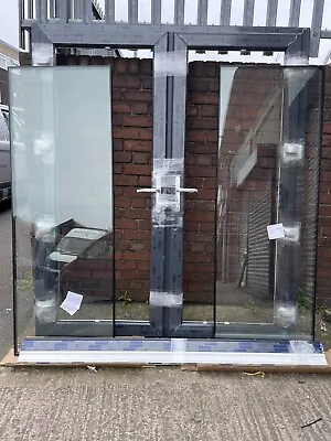 £800 • Buy French Doors Anthracite Grey On White 1800 X 2100 New