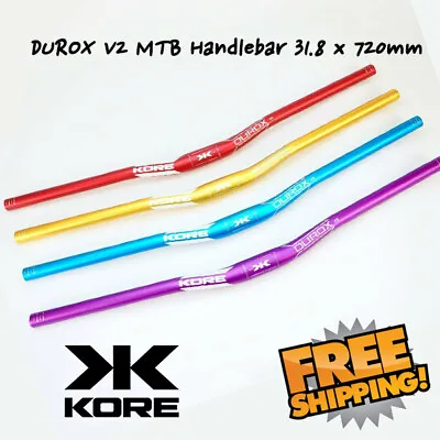 $24.90 • Buy KORE Durox V2  31.8 X 720mm AL6061-T6 MTB Handlebar Double Butted Riser 20mm