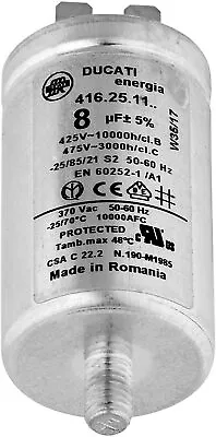 Genuine TRICITY BENDIX TM310W TM320W Tumble Dryer CAPACITOR 8UF • £9.40