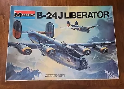 VTG B-24j Liberator 1/48 Monogram '76 Model Kit Unbuilt 5601 Military Plane • $49.99