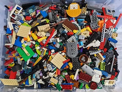 3 Pounds LEGO Bulk Lot Genuine Pieces Bricks Plates Speciality Building Washed • $29.94