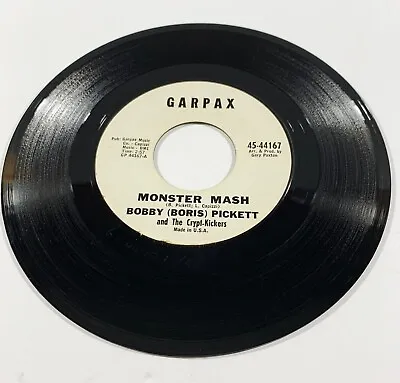 Monster Mash By Bobby 'boris' Pickett Promo 1962 Original • $15