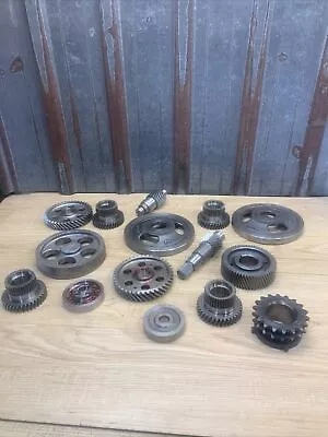 Lot Of 15 Industrial Machine Steampunk Gear Cog Robot Salvage Lamp Base￼ H8 • $49.99