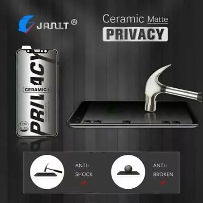 $8.75 • Buy Ceramic Privacy Screen Protector For IPhone 14 Plus/11/12/X/XR/XS Max/13 Pro Max