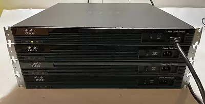 $150 • Buy 4 Cisco Systems 2900 Series 2901 CISCO2901/K9 V06 Integrated Services Router