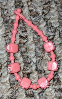 $12 • Buy My Little Pony G1 BABY MOONDANCER 1984 Bright Pink White Lettering Necklace