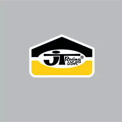 JT Racing - LOGO - Black & Yellow Decal - Old School BMX • $11