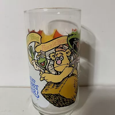 Vintage 1981 McDonalds The Great Muppet Caper Kermit And Fozzie Glass • $7.99