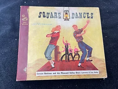 Square Dances Caron Robison And His Pleasant Valley Boys Box Set NM LP • $6.99