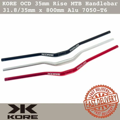 $41.90 • Buy KORE OCD 35mm Riser MTB Handlebar 31.8/35mm X 800mm Alu 7050-T6 Triple Butted