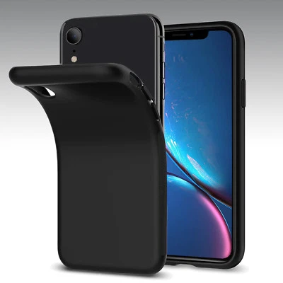 $7.59 • Buy Black Matting TPU Silicone CASE Cover IPhone X  Xs Max IPhone XR 6 6S 7 8 PLUS