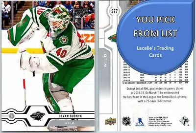 2019-20 Upper Deck Series #2 UD NHL Hockey Cards #251 To #450 - U-Pick From List • $0.91