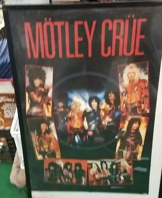 Motley Crue Poster New 2019 Future Vintage Collectible Sixx Tommy Lee  Rare  • $14.99