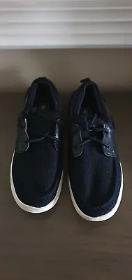 Asos Mens Navy Blue Lace Mules / Boat Shoes. Size 7 • £14