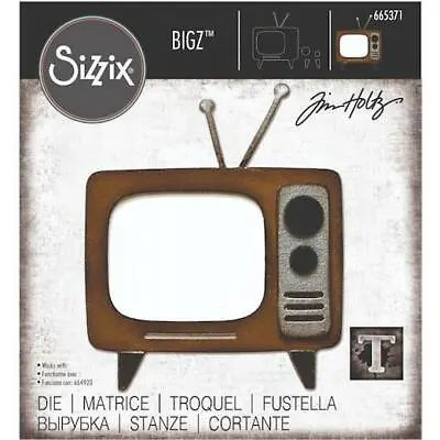 £17.99 • Buy Sizzix Bigz Die By Tim Holtz - Retro TV 665371
