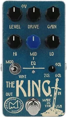 Menatone The King Overdrive Guitar Effects Pedal • $309.99
