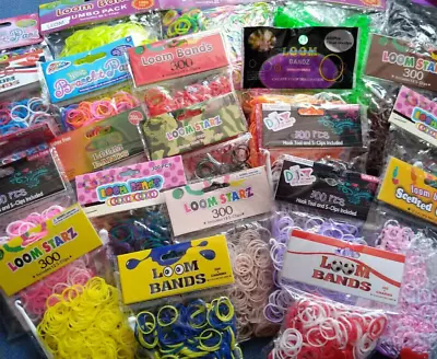 Loom Bands Job Lot Resell Wholesale Clearance 24000 Bands **80 Packets Mixed** • £14.95
