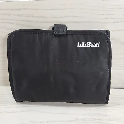 L.L. Bean Black Personal Organizer Office Supply Toiletry Bag Travel • $13.65