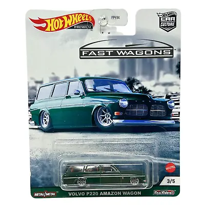 Hot Wheels Premium Fast Wagons Volvo P220 Amazon Wagon 1:64 Diecast • $18.17