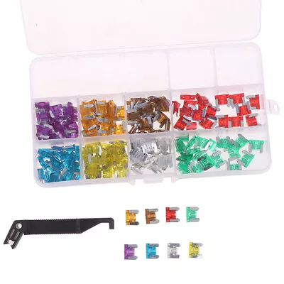 $12.22 • Buy 100x Micro Auto Car Low Profile Mini Blade Fuse Kit 3A5A7.5A10A15A 20A25A3.lu8