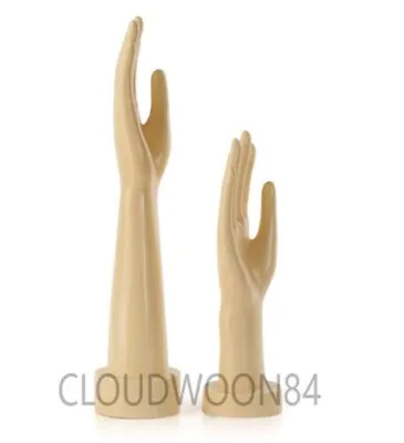 2x10  Female Hand Mannequin Jewelry Watch Ring Gloves Display Stand Holder Model • £9.99