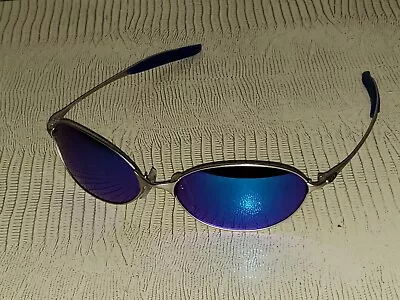 American Optical Sunglasses Revo Blue Polycarbonate Mirror Rare Design Beta   • $79