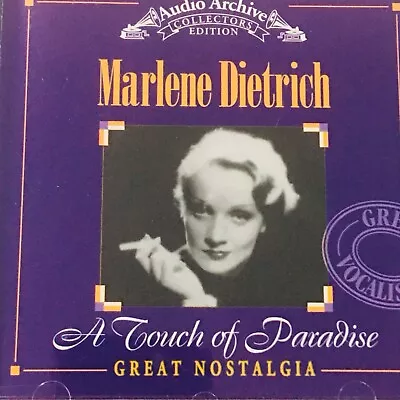 Marlene Dietrich A Touch Of Paradise CD • $9