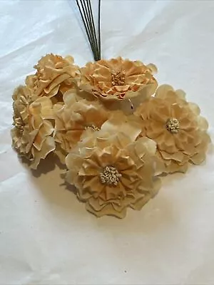 Vintage Antique Orange Millinery Flower Spray • $8