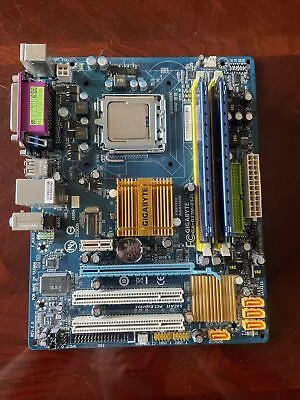 Gigabyte GA-G31M-ES2L; Intel Pentium E6500; 4 GB DDR2; MOBO CPU RAM COMBO • $20