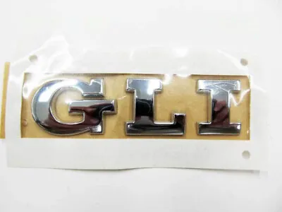 2006-2010 VW Volkswagen Jetta GLI Emblem Decal Nameplate Chrome GENUINE OEM NEW • $43.10