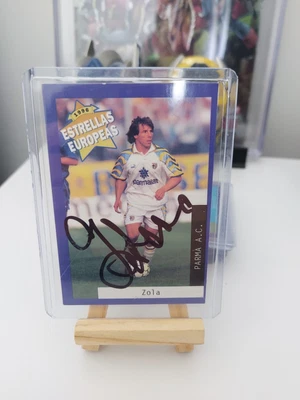 £20 • Buy Gianfranco Zola (Parma) 1996 Panini Estrellas AUTO