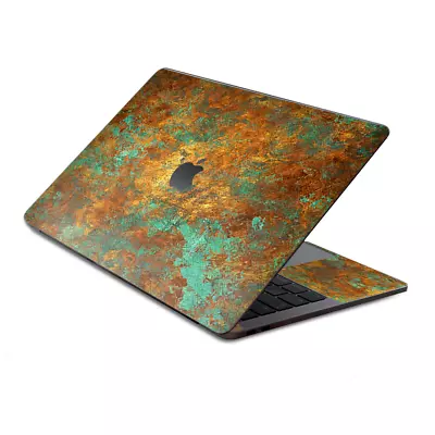 Skin Decal Wrap For MacBook Pro 13  Retina Touch  Copper Patina Metal Panel • $15.98