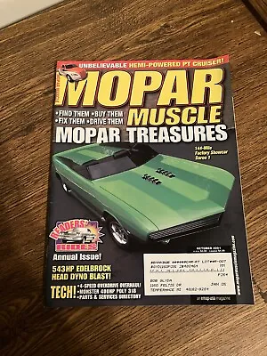Back Issue Of Mopar Muscle Magazine - October 2001 • $3.50