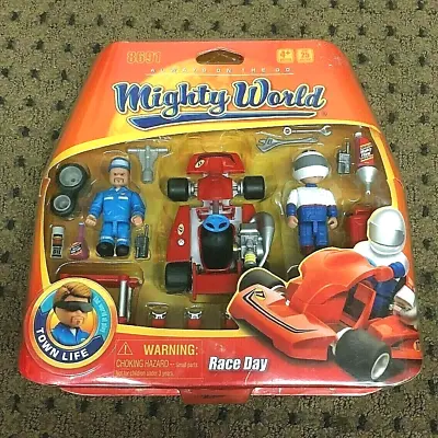 Mighty World Race Day Set 8691 Town Life NEW Sealed Playset • $12.99
