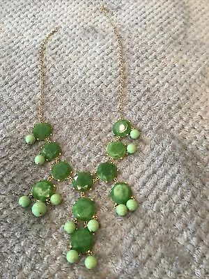 $11 • Buy Woman’s Green Bubble Statement Necklace