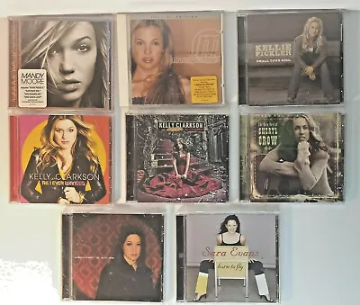 Country Music CD Lot (8) Kelly Clarkson Mandy Moore Michelle Branch & More • $16.99