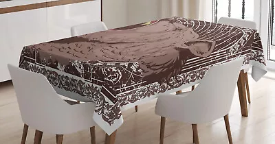 £15.99 • Buy Animal Tablecloth Growling Grizzly Bear