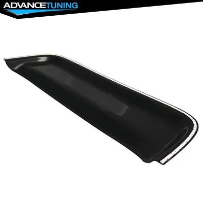 Universal Fitment Add On Roof Spoiler Wing Rear Window Visor Lip ABS Dark Smoke • $32.99