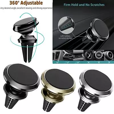 For Samsung Galaxy S20 FE 4G 5G Air Vent Car Mount Magnetic Phone Holder • £2.95