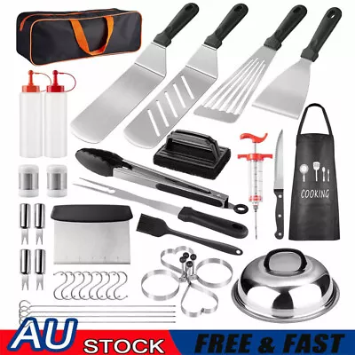 Grill Accessories Set 38PCS Griddle Barbecue Tools Kit- Outdoor BBQ • $45.95