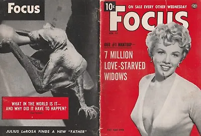 Focus Feb. 17 1954-pat Van Ives Cover Marilyn Monroe Inside • $10.54