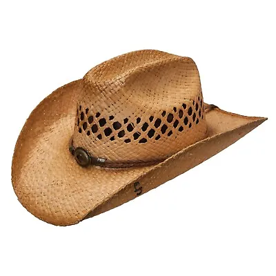 Stetson Big River Raffia Straw Cowboy Hat • $64.99